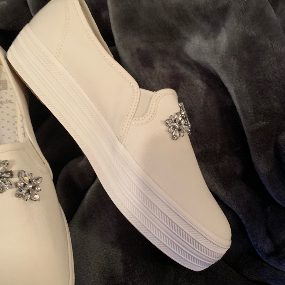 KateSpade Keds Triple Decker Bling Wedding Sneaks